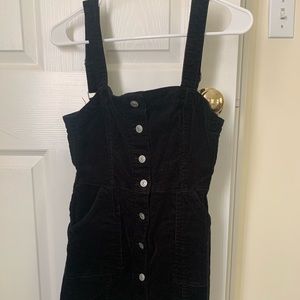 Corduroy button up dress